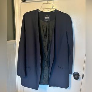 Women's MADEWELL navy blazer size 0